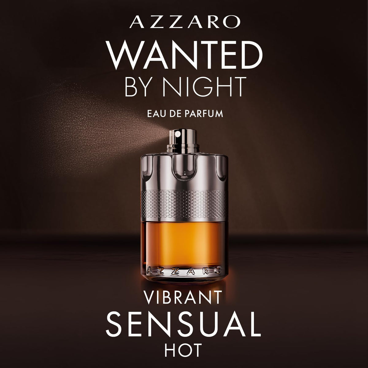 Azzaro Wanted By Night parfum sur fond neutre