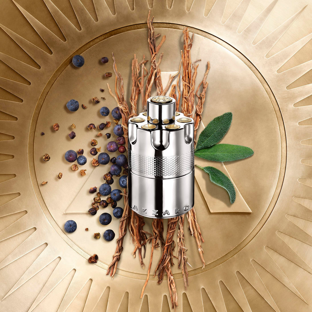 Azzaro Wanted Eau de Parfum 100ml sur fond neutre