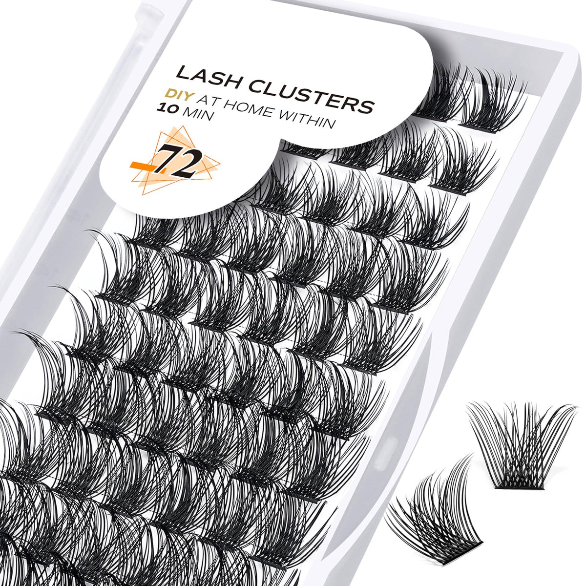 B&Qaugen C D Curl 18mm 72 clusters de cils en boîte