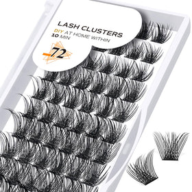 B&Qaugen C D Curl 18mm 72 clusters de cils en boîte