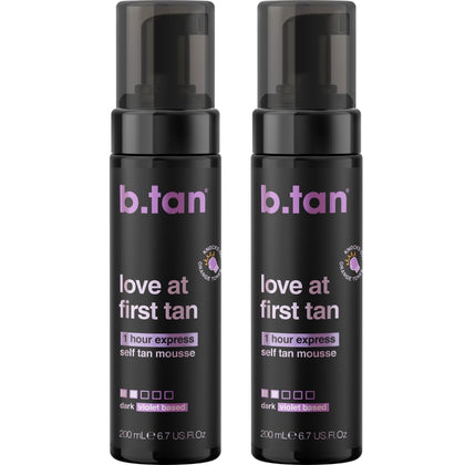 B.TAN Mousse Autobronzante Violet 200 ml vue avant