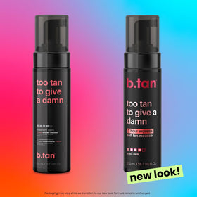 B.TAN Ultra Dark Self Tanner Mousse packaging avec logo
