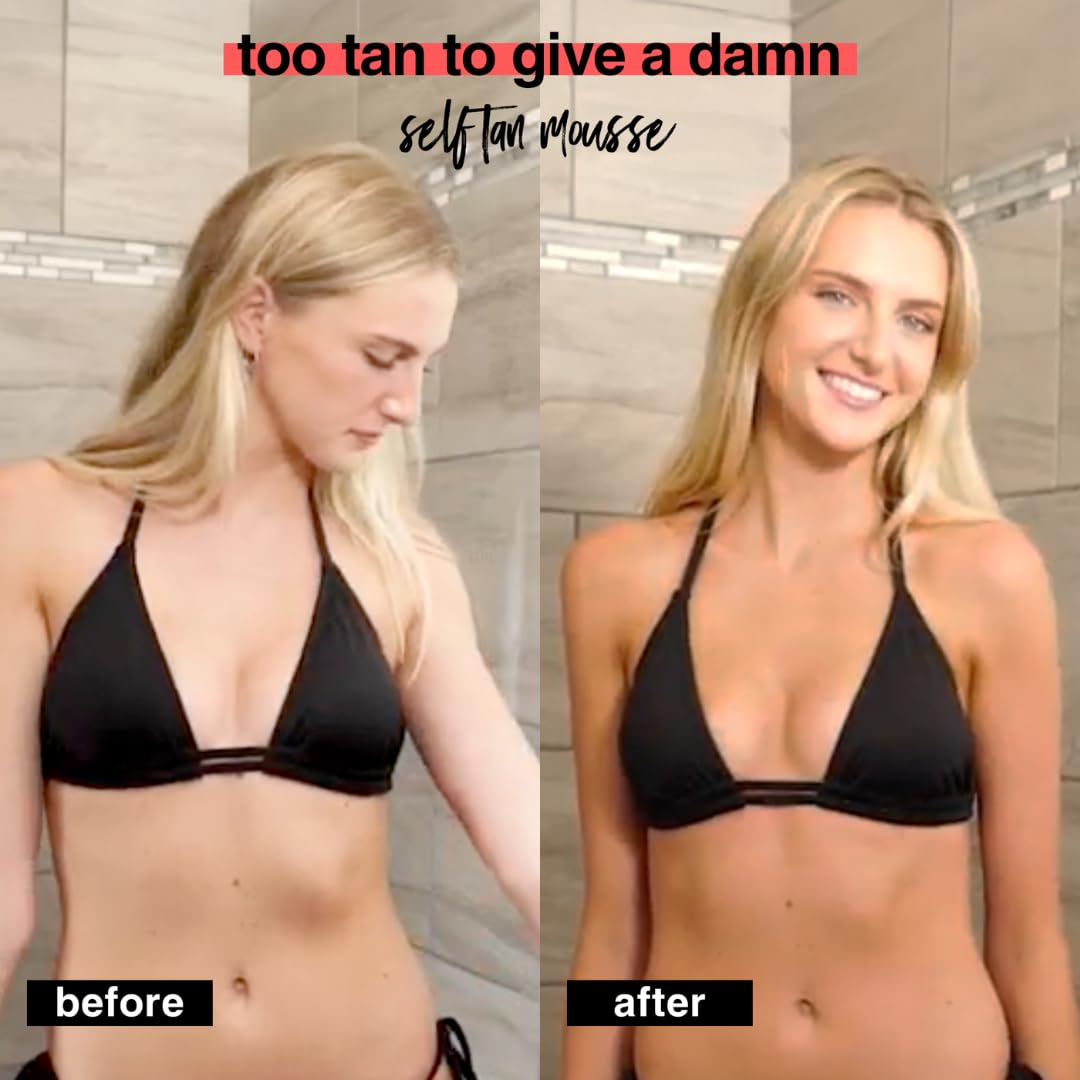 B.TAN Ultra Dark Self Tanner Mousse sur une surface en marbre