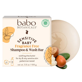 Babo Botanicals Shampoo & Bar Douche 2-en-1 vue de face