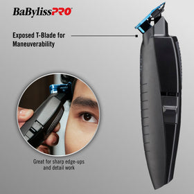 BaBylissPRO Tondeuse LithiumFX+ vue latérale avec batterie