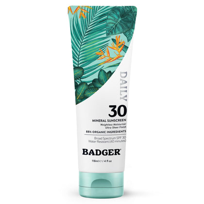 Badger crème solaire minérale SPF 30 150g vue avant