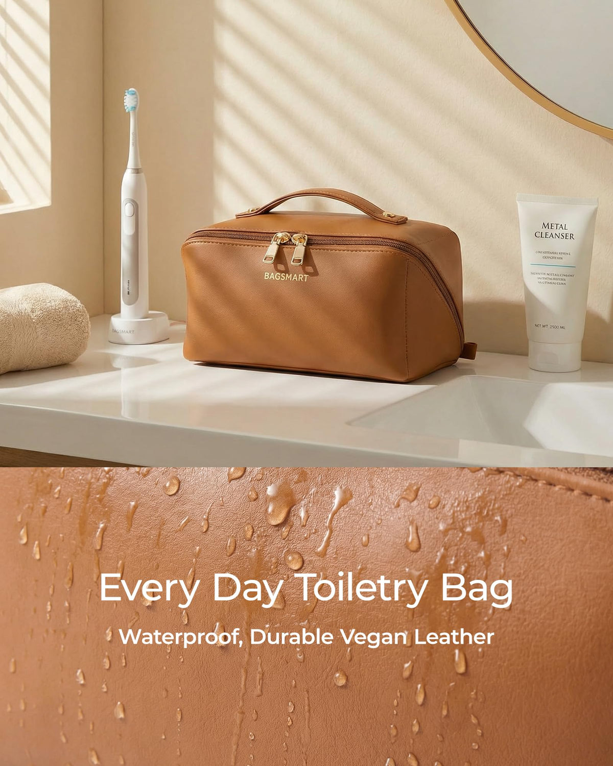BAGSMART trousse de maquillage vue de dos