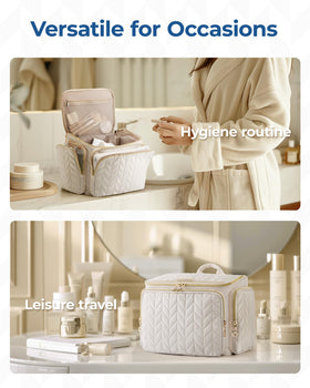 BAGSMART Trousse de Toilettage Voyage avec accessoires de voyage
