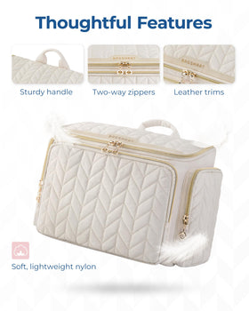 BAGSMART Trousse de Toilettage Voyage en situation de voyage