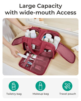 BAGSMART trousse de toilette dans un contexte de voyage