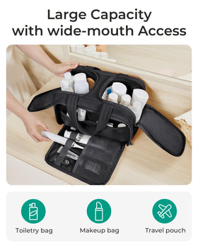 BAGSMART trousse de toilette en situation de voyage