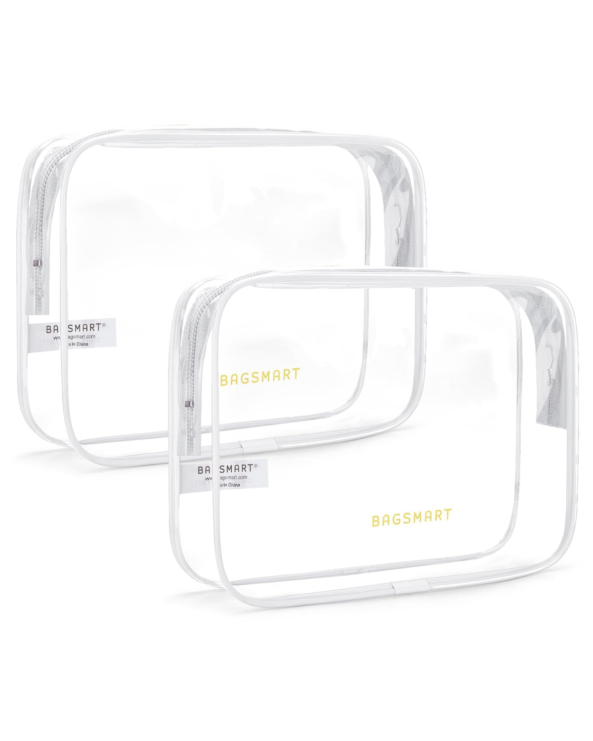 BAGSMART trousse de toilette transparente vue avant