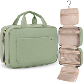 BAGSMART trousse de toilette verte vue de face
