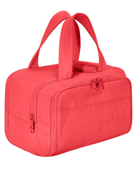 BAGSMART trousse de toilette voyage rouge vue avant