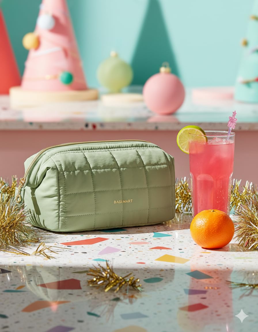 BAGSMART trousse ouverte montrant les poches internes
