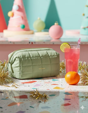 BAGSMART trousse ouverte montrant les poches internes