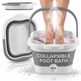 Baignoire pédicure pliable American Wellness Authority vue de face