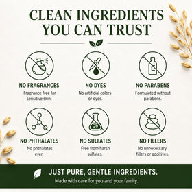 Bain d'avoine colloïdal Oats Garden dans un décor de salle de bain