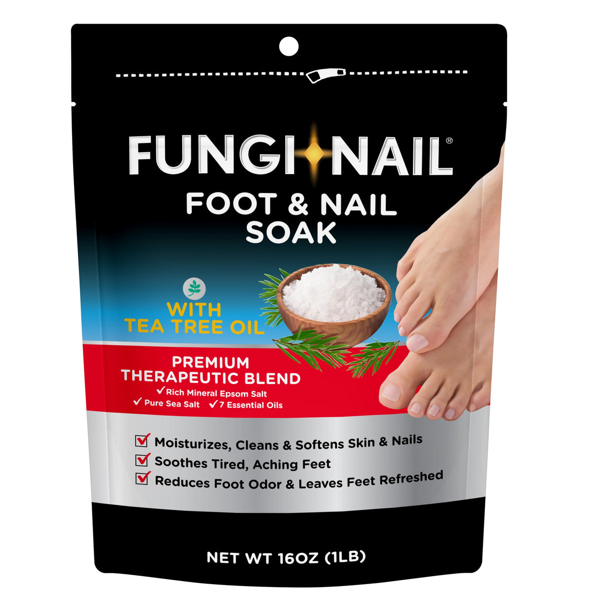 Bain de pieds Fungi-Nail au tea tree 495g vue avant