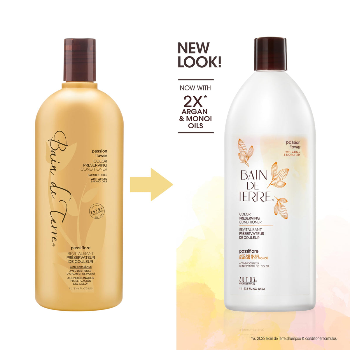 Bain de Terre Après-Shampooing avec extrait de fleur de passion