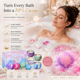 Bain effervescent avec une bombe de bain OFUN