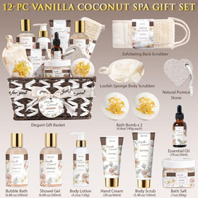 Bain moussant et gel douche du coffret spa MAYICIVO