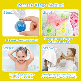 Bain relaxant avec les bombes de bain Yekery