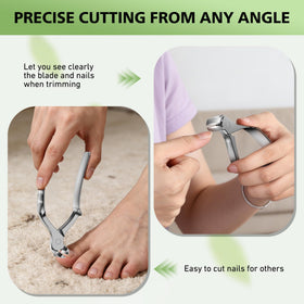 Baluca coupe-ongles ergonomique avec système de collecte des ongles