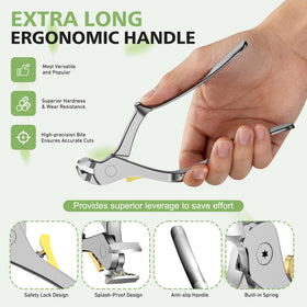 Baluca coupe-ongles ergonomique avec vue du manche