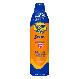 Banana Boat Spray Solaire Sport SPF 50, 340g, vue de face