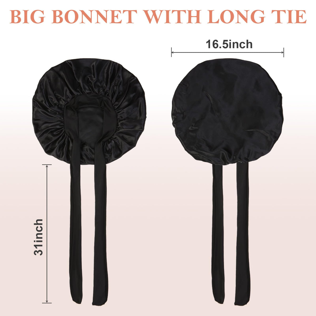 Bande ajustable du bonnet en soie Kafteri avec nœud décoratif