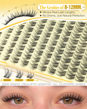 Bande claire et souple du kit de cils Mavphnee