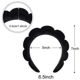 Bandeau Ayesha plié, montrant son design léger et compact