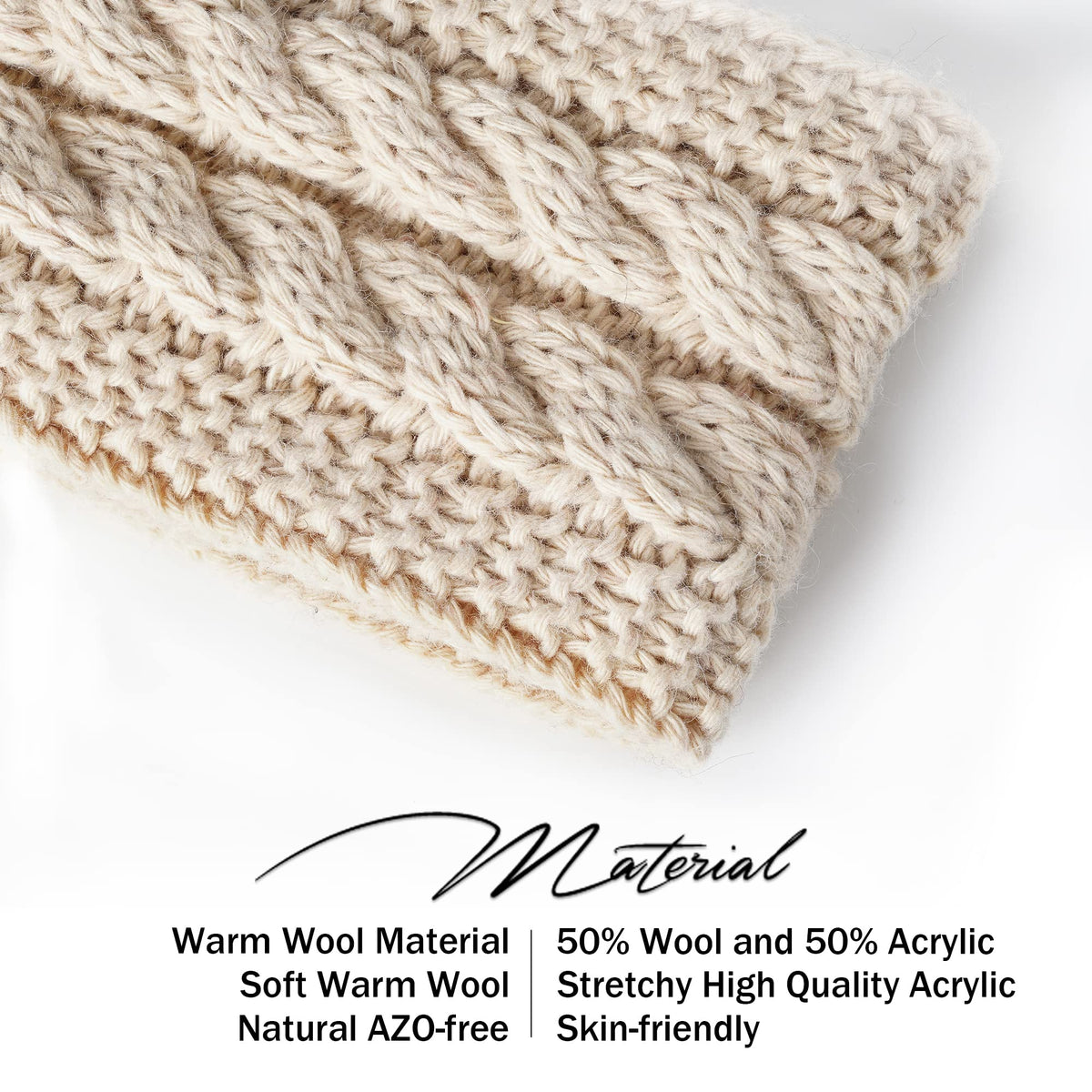 Bandeau d'hiver Hatromm porté par une femme en extérieur