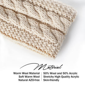 Bandeau d'hiver Hatromm porté par une femme en extérieur