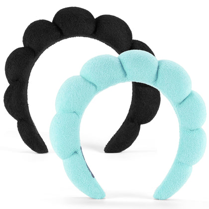 Bandeau de spa Ztomine en éponge noir, vue de face