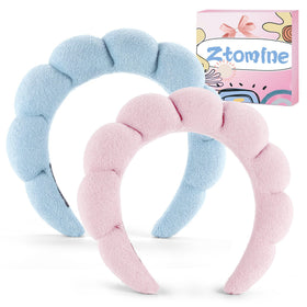 Bandeau de spa Ztomine utilisé pendant un soin du visage