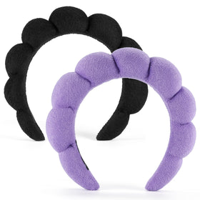 Bandeau de spa Ztomine violet en éponge, vue avant