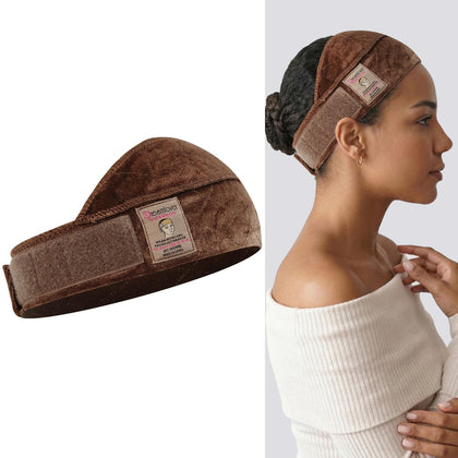 Bandeau Dreamlover pour perruque marron, vue de face
