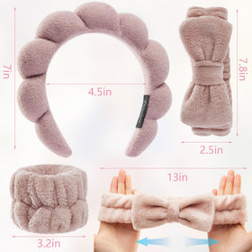 Bandeau en nœud Ztomine pour le lavage du visage