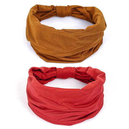 Bandeau GiLi large couleur marron vue de face