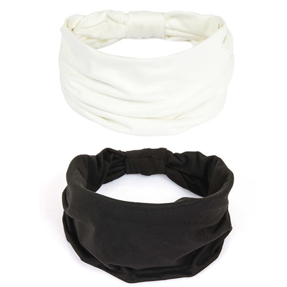 Bandeau GiLi noir en vue de face avec tissu doux