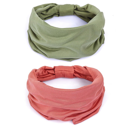 Bandeau GiLi vert modèle avant avec texture douce