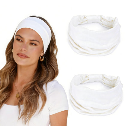 Bandeau large GiLi blanc vue avant