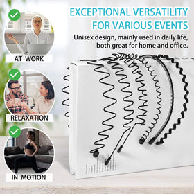 Bandeau métallique KELUBATU avec élasticité visible