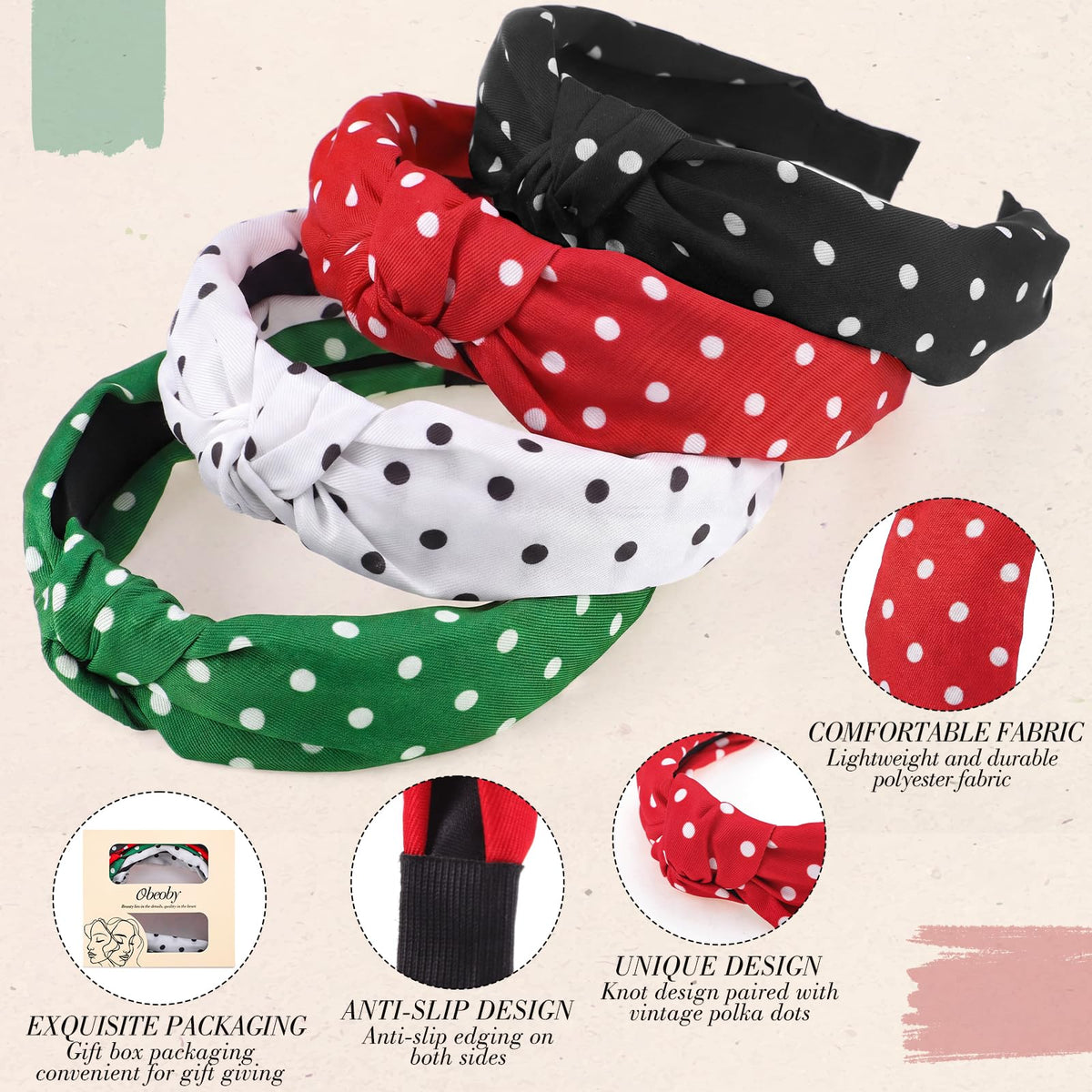 Bandeau obeoby porté avec des cheveux lâchés