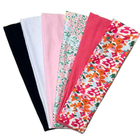 Bandeau TERSE imprimé floral sur fond blanc