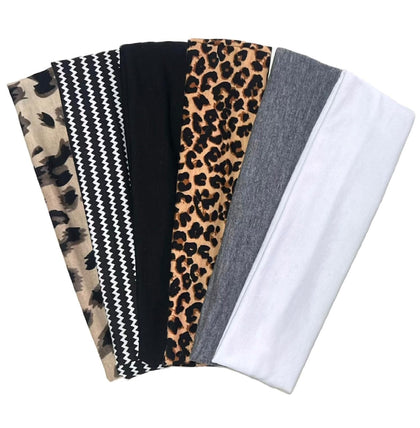 Bandeau tête femme imprimé léopard TERSE vue de face
