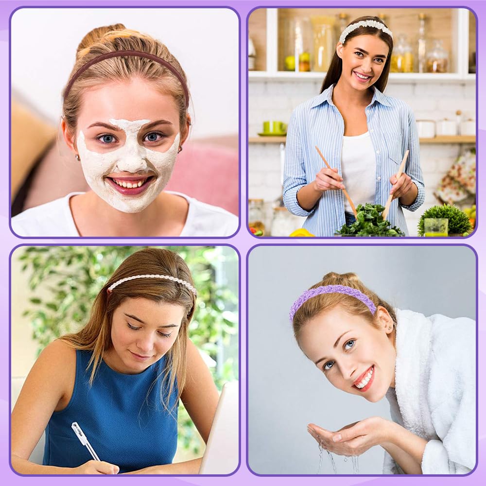 Bandeau violet mat AHONEY sur une table