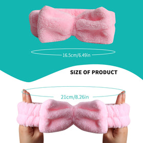 Bandeau WSYUB rose mignon pour le visage